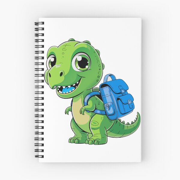 Item preview, Cute Dinosaur with Backpack designed and sold by styleonestaa.