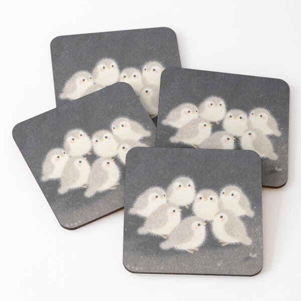 Item preview, Adorable Fluffy Birdling Huddle of Friends designed and sold by zzz888.