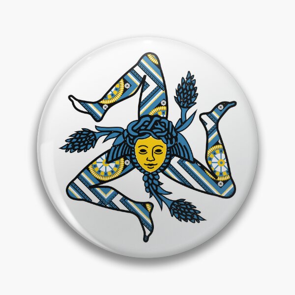 Item preview, Sicilian Trinacria Blues designed and sold by Freshinkshop.