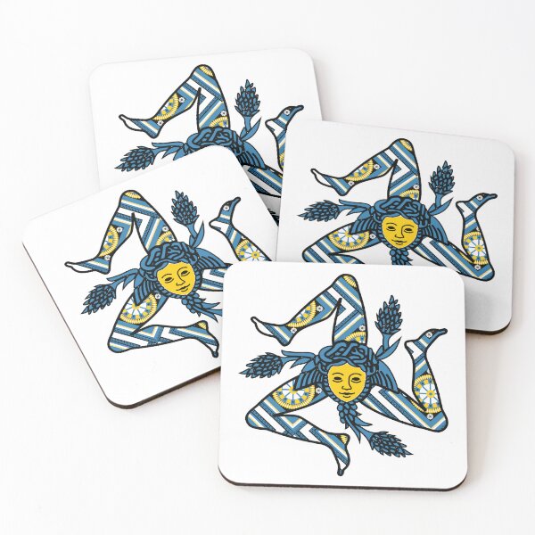 Item preview, Sicilian Trinacria Blues designed and sold by Freshinkshop.