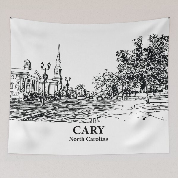 Item preview, Cary - North Carolina designed and sold by Lakeric Cityscapes.