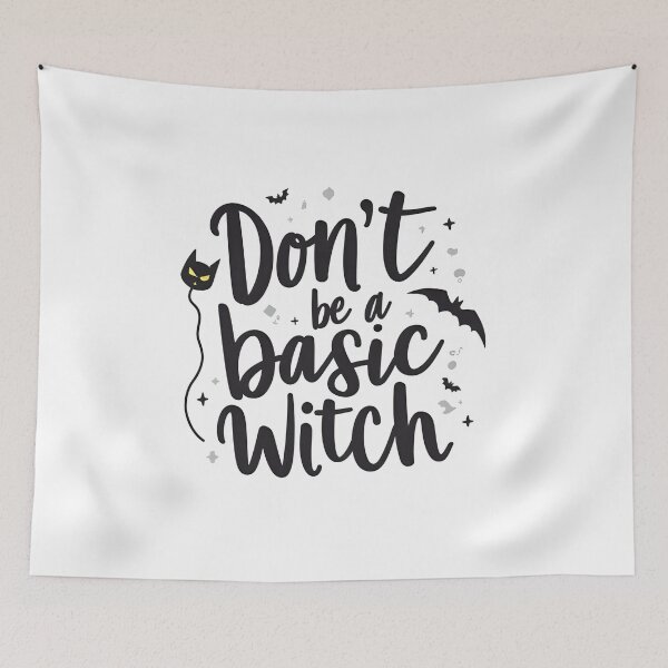 Item preview, Don't Be a Basic Witch – Funny Halloween Quote designed and sold by Dream Magic Co.