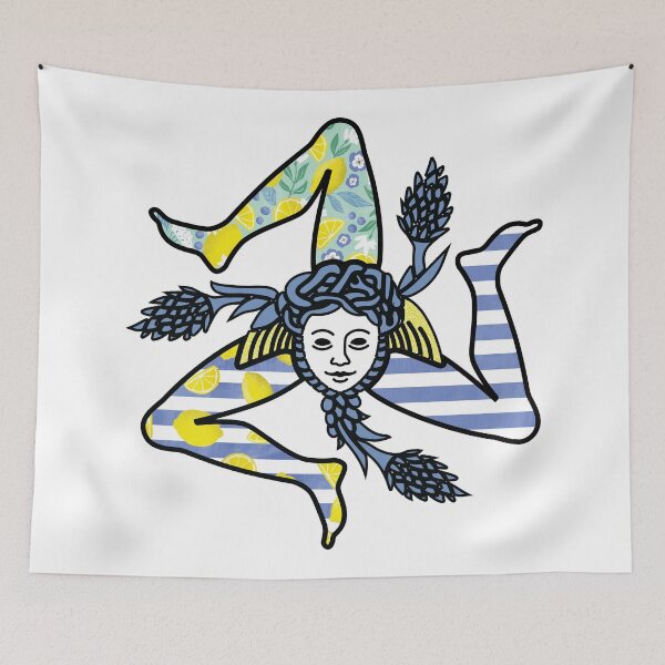 Item preview, Sicilian Trinacria Limoncello designed and sold by Freshinkshop.