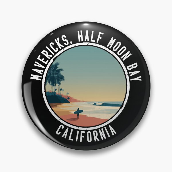 Item preview, Mavericks, Half Moon Bay - California (with White Lettering) designed and sold by VelvetRoom.
