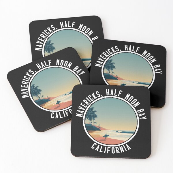 Item preview, Mavericks, Half Moon Bay - California (with White Lettering) designed and sold by VelvetRoom.