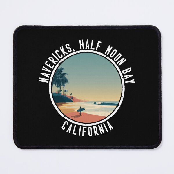 Item preview, Mavericks, Half Moon Bay - California (with White Lettering) designed and sold by VelvetRoom.