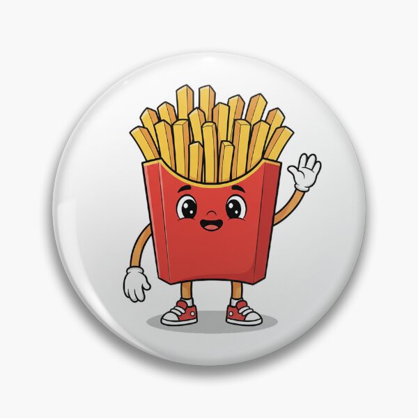 Item preview, A happy french fry mascot designed and sold by KinnearDesign.