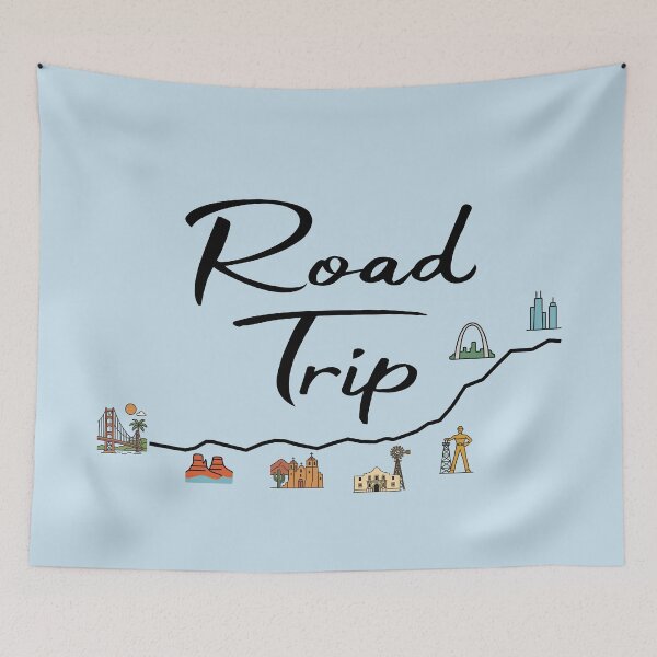 Item preview, Road Trip Travel design Casual Adventure Journey art designed and sold by Colorfulman.