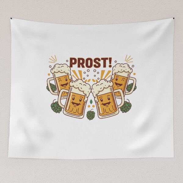 Item preview, Oktoberfest Prost – Funny German Beer Festival Design, Bavarian Drinking Shirt, Beer Lover Gift designed and sold by Infinirish.