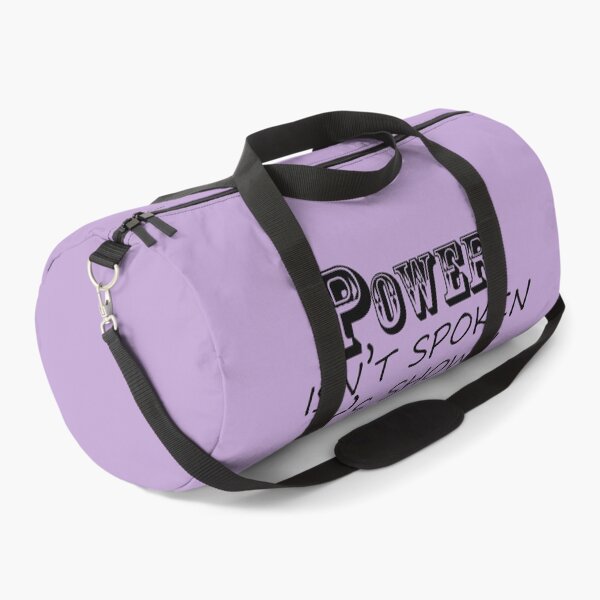 Item preview, Power Isn’t Spoken, It’s Shown – Bold Motivational Quote Design designed and sold by ArtNestVerse.