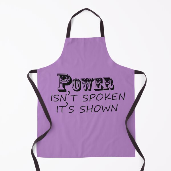 Item preview, Power Isn’t Spoken, It’s Shown – Bold Motivational Quote Design designed and sold by ArtNestVerse.