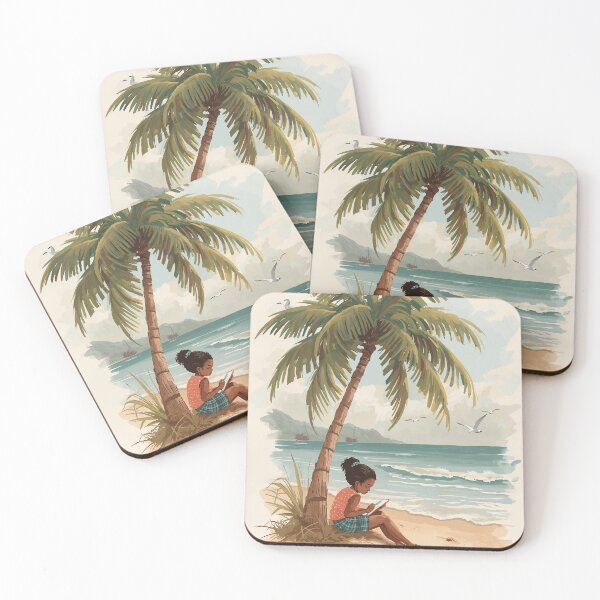 Item preview, Seaside Journaling – Cottagecore Coconut Tree Dreams designed and sold by Deezyned.