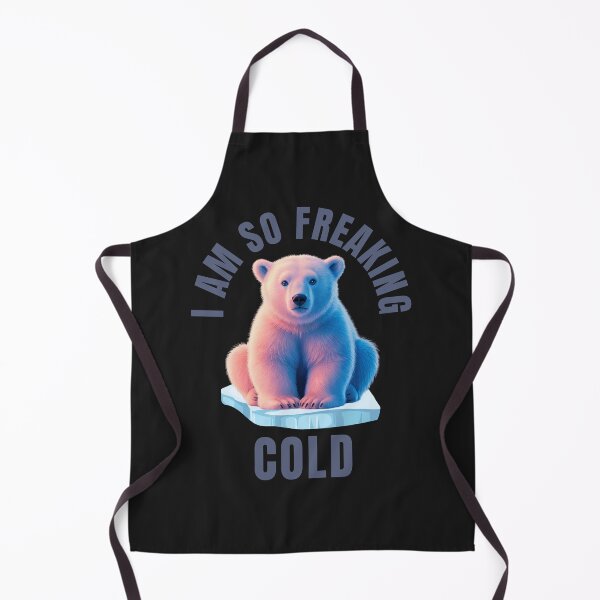 Item preview, I Am So Freaking Cold: Polar Bear Funny Winter Art designed and sold by elynne9.