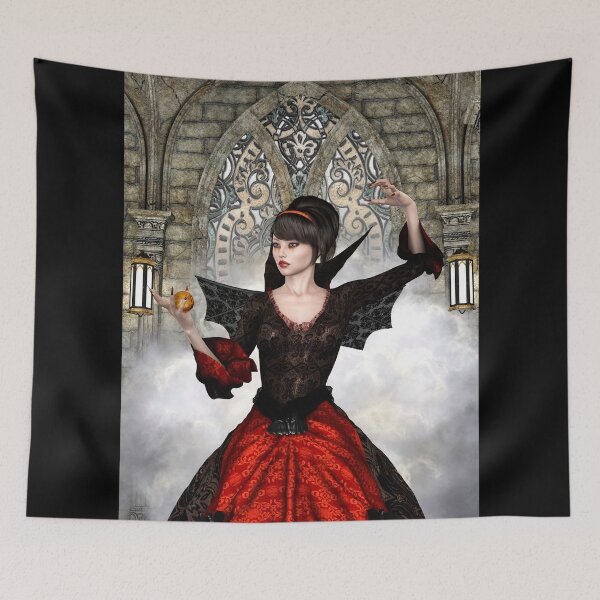 Item preview, Fantasy Witch Design - Medieval Castle Halloween Art designed and sold by Vac1.
