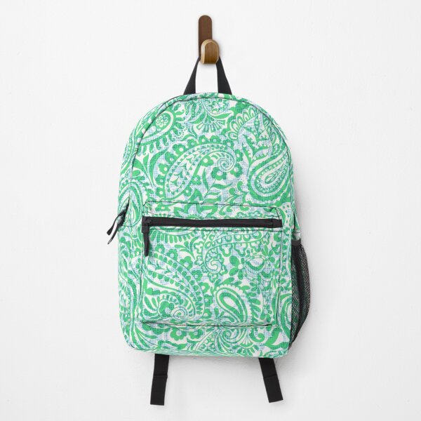 Item preview, Tear Drop Paisley-Cool GreenTwo Tonal designed and sold by Fabricatemyart.