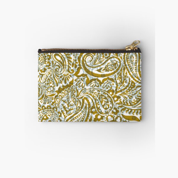 Item preview, Tear Drop Paisley-Burnish Mustard Yellow Two Tonal designed and sold by Fabricatemyart.