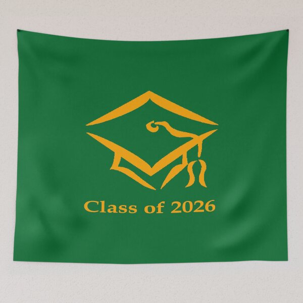 Item preview, Class of 2026 Forest Green ad Gold designed and sold by ZaryaParx.