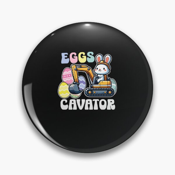 Item preview, Eggscavator Easter Bunny Pun designed and sold by RosinaWolf.