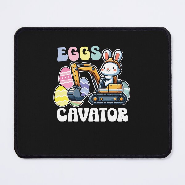 Item preview, Eggscavator Easter Bunny Pun designed and sold by RosinaWolf.