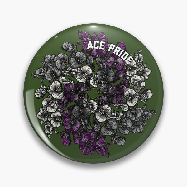 Item preview, Ace Pride Orchid Mandala  designed and sold by Art by Veya.