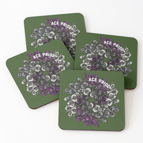 Item preview, Ace Pride Orchid Mandala  designed and sold by Art by Veya.