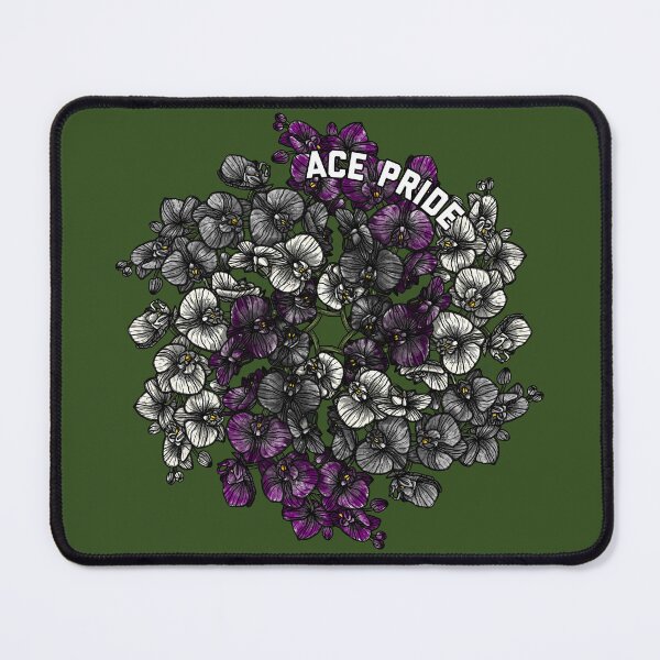 Item preview, Ace Pride Orchid Mandala designed and sold by Art by Veya.