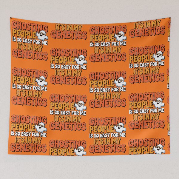 Item preview, Ghosting People Is So Easy For Me It's In My Genetics-Halloween Sarcastic Gift  designed and sold by LovelyEvaDesign.
