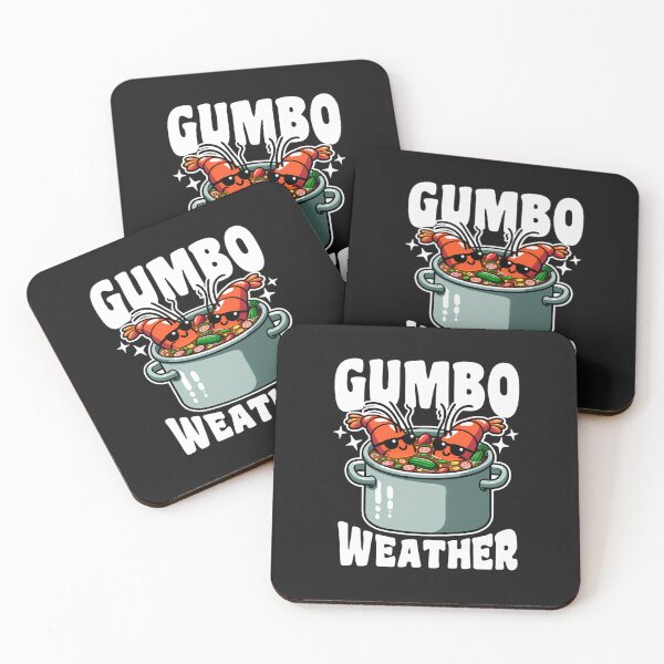 Item preview, Cute Kawaii Shrimp Gumbo Weather designed and sold by RosinaWolf.