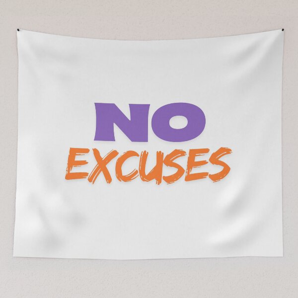 Item preview, No Excuses designed and sold by Doodle_Craze.