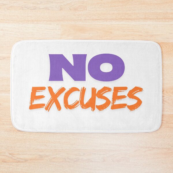 Item preview, No Excuses designed and sold by Doodle_Craze.
