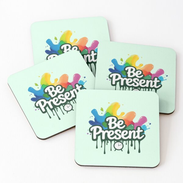 Item preview, Be Present - Colorful Splash Art Design designed and sold by NewAspect.