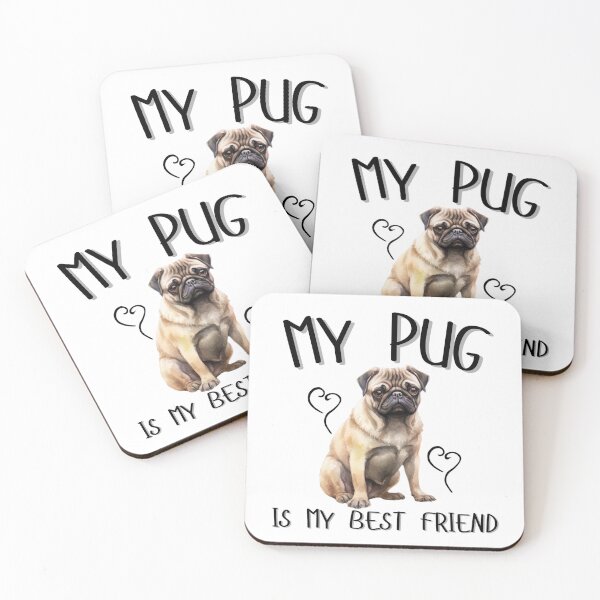 Item preview, My Pug Is My Best Friend designed and sold by Viikis.
