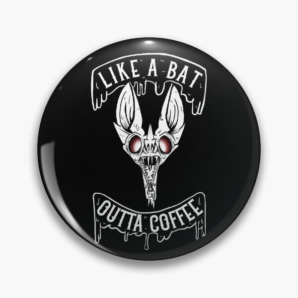 Item preview, Like A Bat Outta Coffee - For Darker Backgrounds designed and sold by Spiderchew.