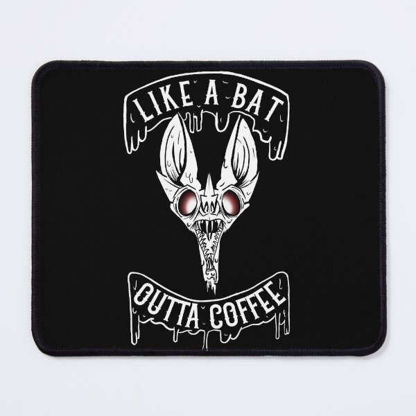 Item preview, Like A Bat Outta Coffee - For Darker Backgrounds designed and sold by Spiderchew.