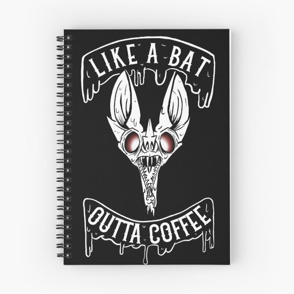Item preview, Like A Bat Outta Coffee - For Darker Backgrounds designed and sold by Spiderchew.