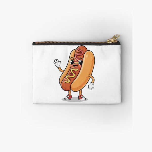Item preview, A happy hot dog mascot designed and sold by KinnearDesign.