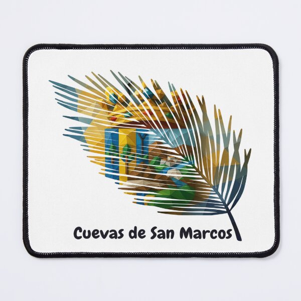 Item preview, Abstract Flag of Cuevas de San Marcos – Feather Shape Design designed and sold by ArteJorge48.