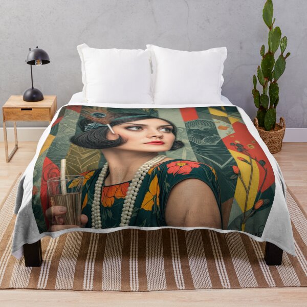 Item preview, Roaring Twenties Revival – Vintage Glamour Meets Modern Art designed and sold by ForeverPrintsOK.