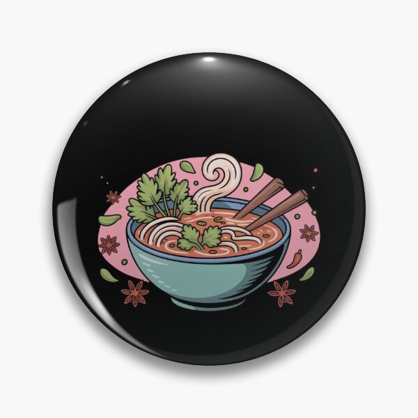 Item preview, Cute Delicious Vietnamese food pho soup  designed and sold by DamioPolArt.