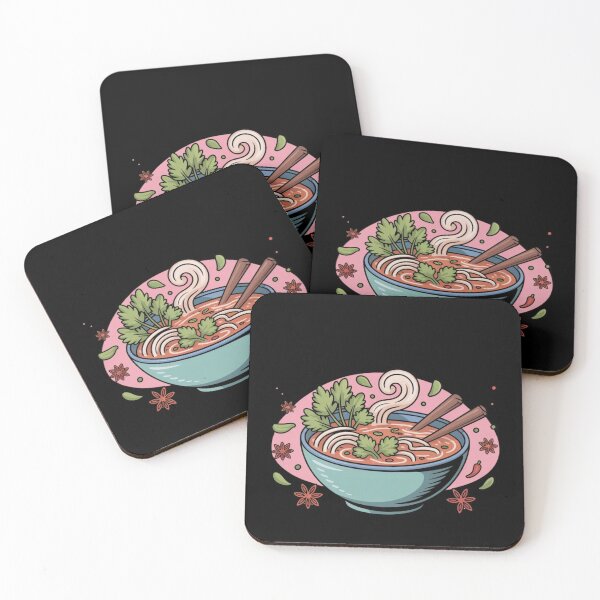Item preview, Cute Delicious Vietnamese food pho soup  designed and sold by DamioPolArt.