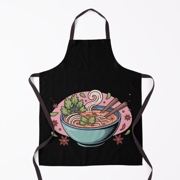 Item preview, Cute Delicious Vietnamese food pho soup  designed and sold by DamioPolArt.