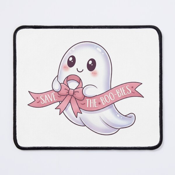 Item preview, Save the Boo-bies – Halloween Breast Cancer Awareness Design, Funny Ghost Shirt, Pink October Spooky Support Gift designed and sold by Infinirish.