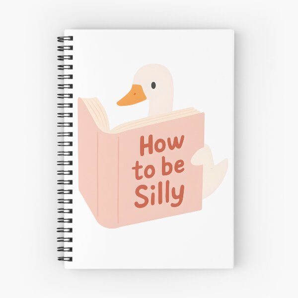 Item preview, Silly Goose Reading a Funny Book designed and sold by The Crazy Cat Lady.