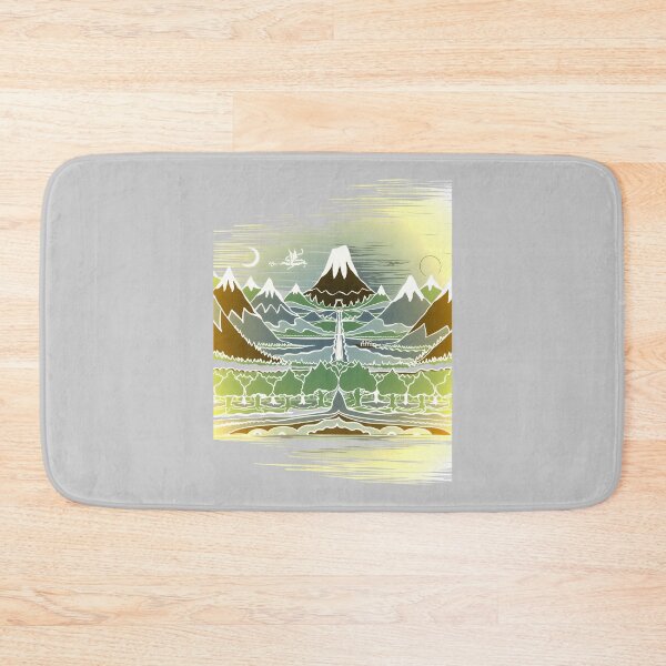 Item preview,  A Halflings Journey On A Mountain Path Through An Elven Wood In The Style designed and sold by KalethFerrer.