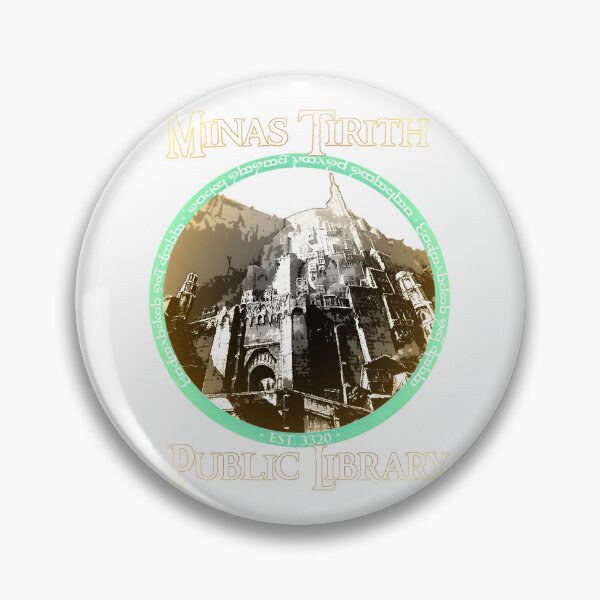 Item preview, Minas Tirith Public Library designed and sold by KalethFerrer.