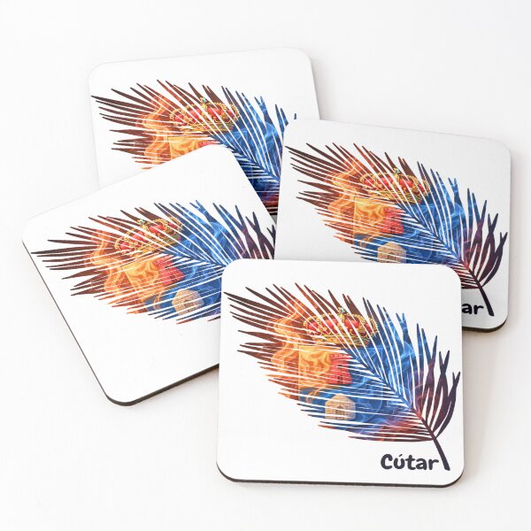 Item preview, Abstract Flag of Cutar – Feather Shape Design designed and sold by ArteJorge48.