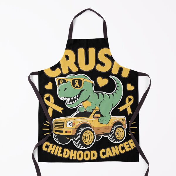 Item preview, Crush Childhood Cancer – Dinosaur Monster Truck Awareness designed and sold by haitrieuic96.