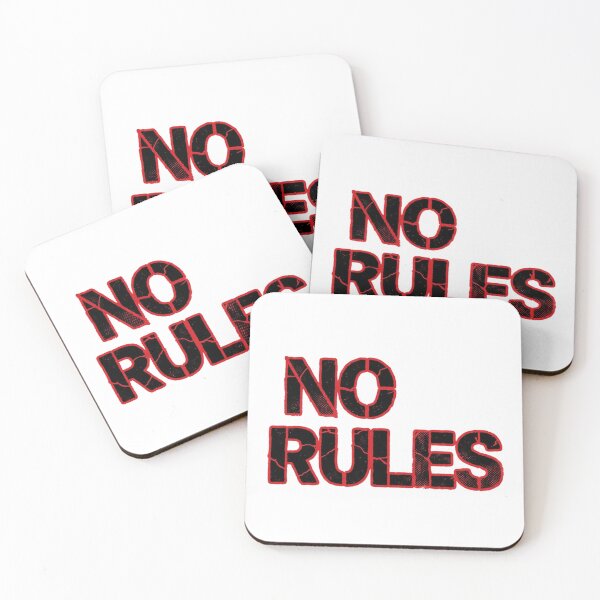 Item preview, NO RULES Distressed Typography – Punk Grunge Streetwear Style designed and sold by Happyfreedom.