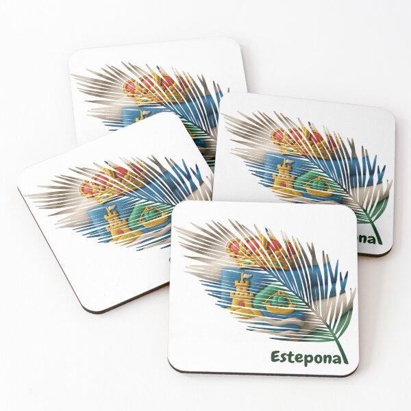 Item preview, Abstract Flag of Estepona – Feather Shape Design designed and sold by ArteJorge48.