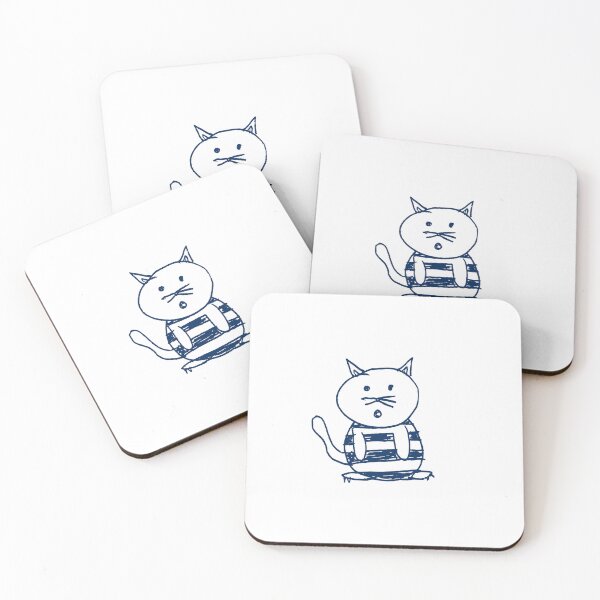 Item preview, Geelong Cats Mascot logo drawing designed and sold by mattdoesartgood.